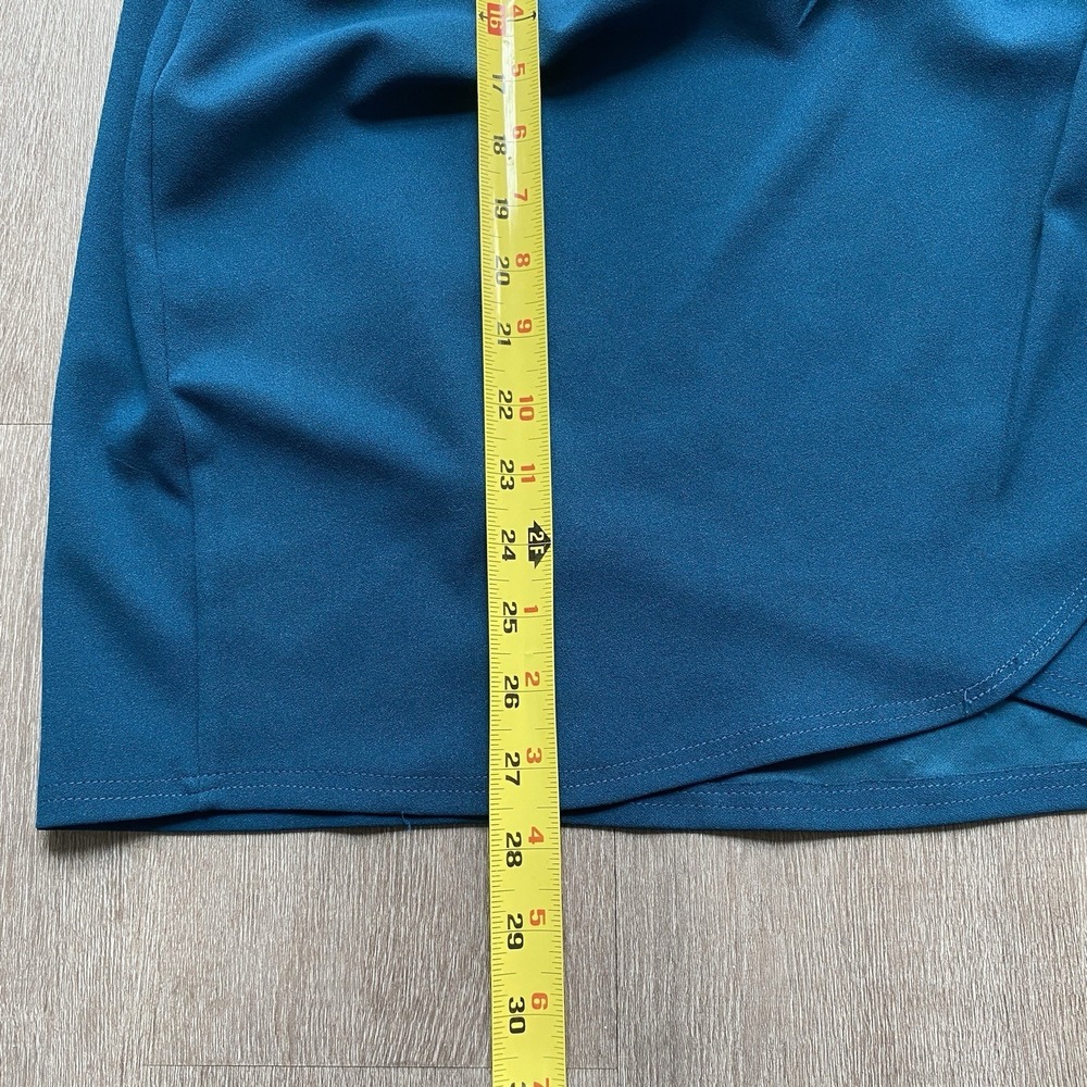 Lulus Forever Your Girl Teal Blue Bodycon Dress Size Medium Homecoming Dance - Picture 6 of 8